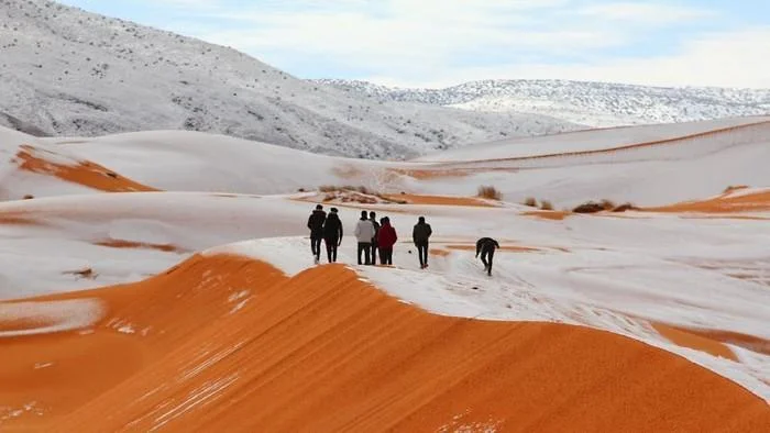 Dunas de neve no Saara! - Aquele Mato