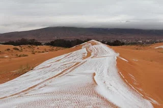 Dunas de neve no Saara! - Aquele Mato