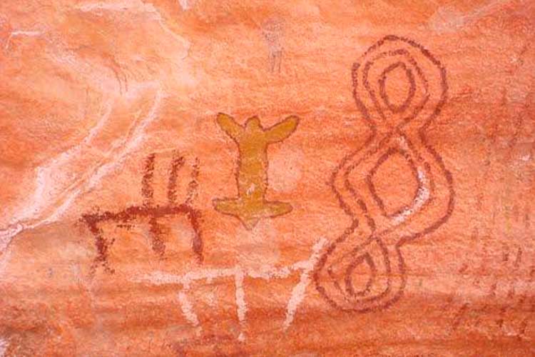 Arte rupestre em Alcinópolis-MS