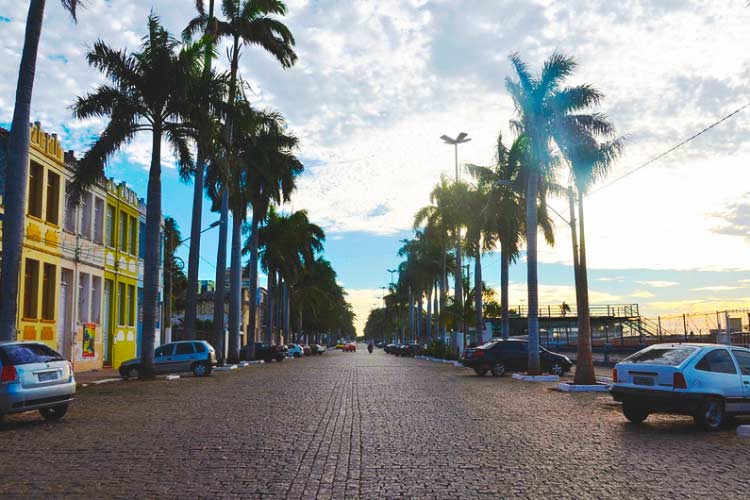 Avenida em Corumbá