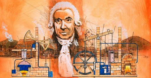 ilustração James Watt