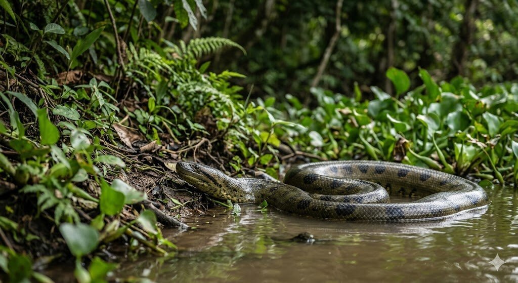 Sucuri-amarela, um pouco sobre a anaconda!