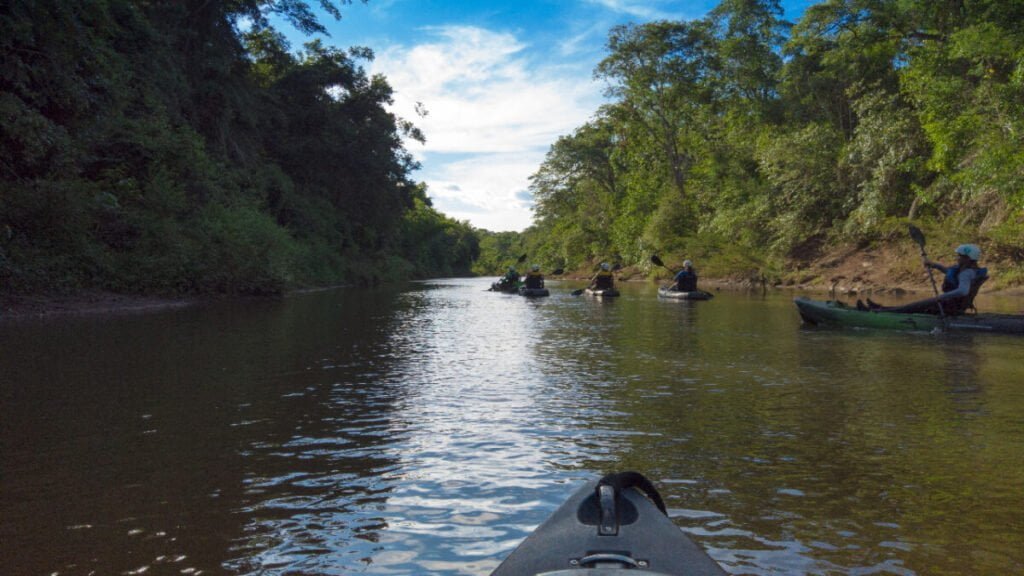 Fomos fazer trilha aquática em Nioaque