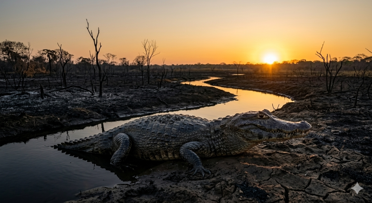 Ração especial salva fauna pantaneira