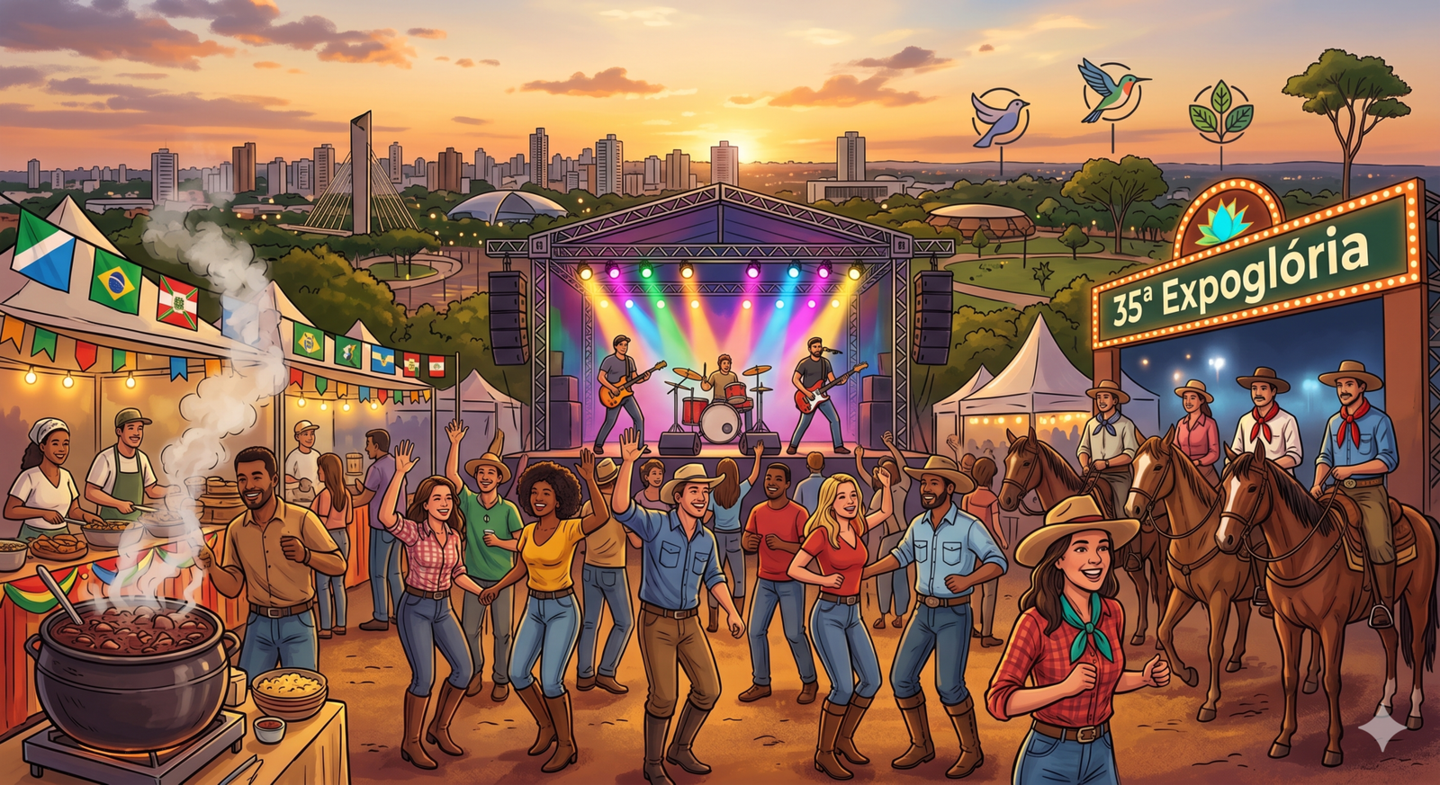 O giro do feriadão em MS