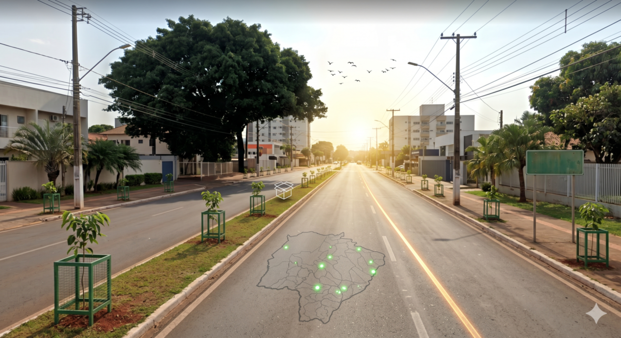 Figueiras centenárias são removidas em Campo Grande