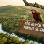 Selfie que custa caro: pousada é investigada e multada em R$ 50,5 mil por permitir que turistas alimentem e beijem araras