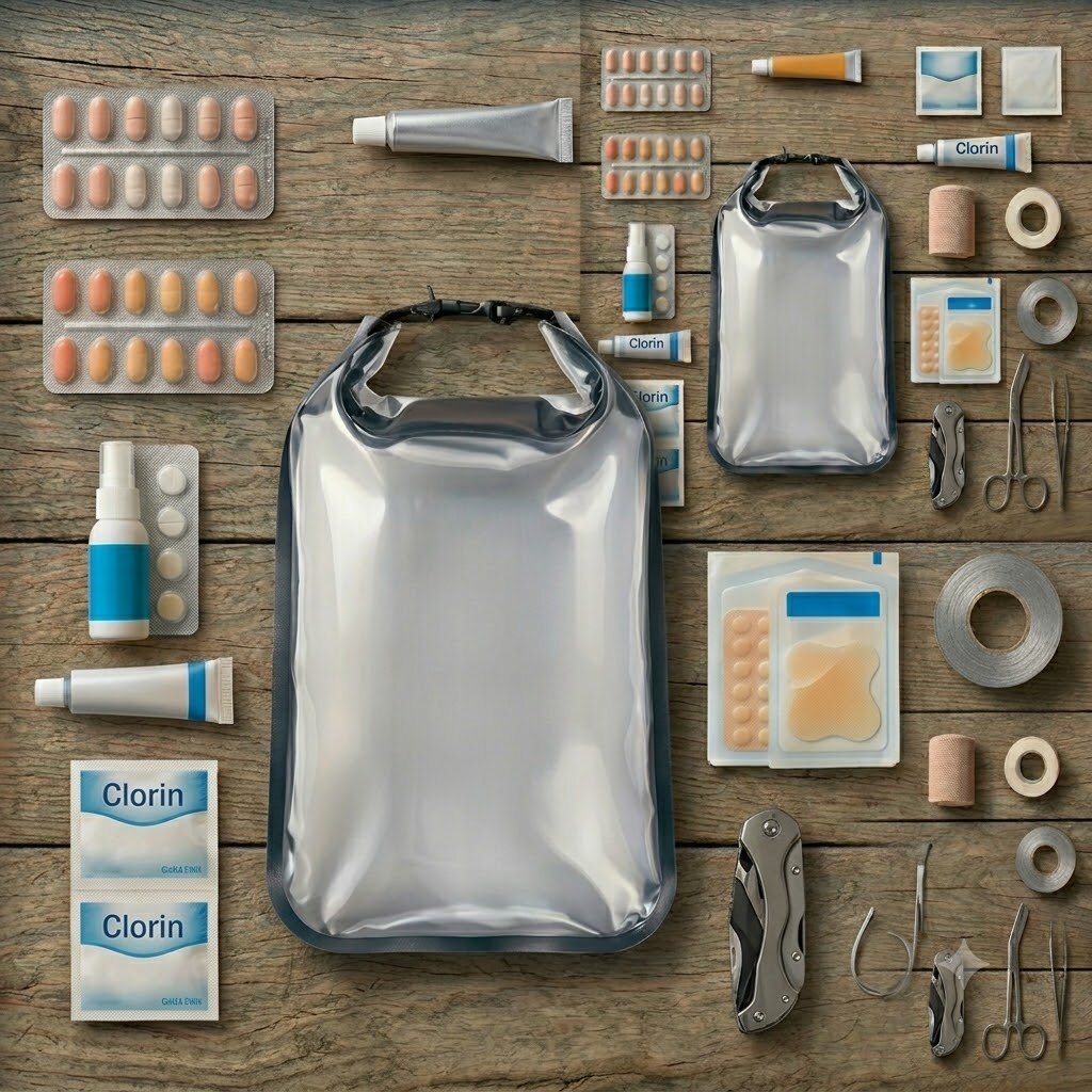 kit de primeiros socorros para levar na trilha