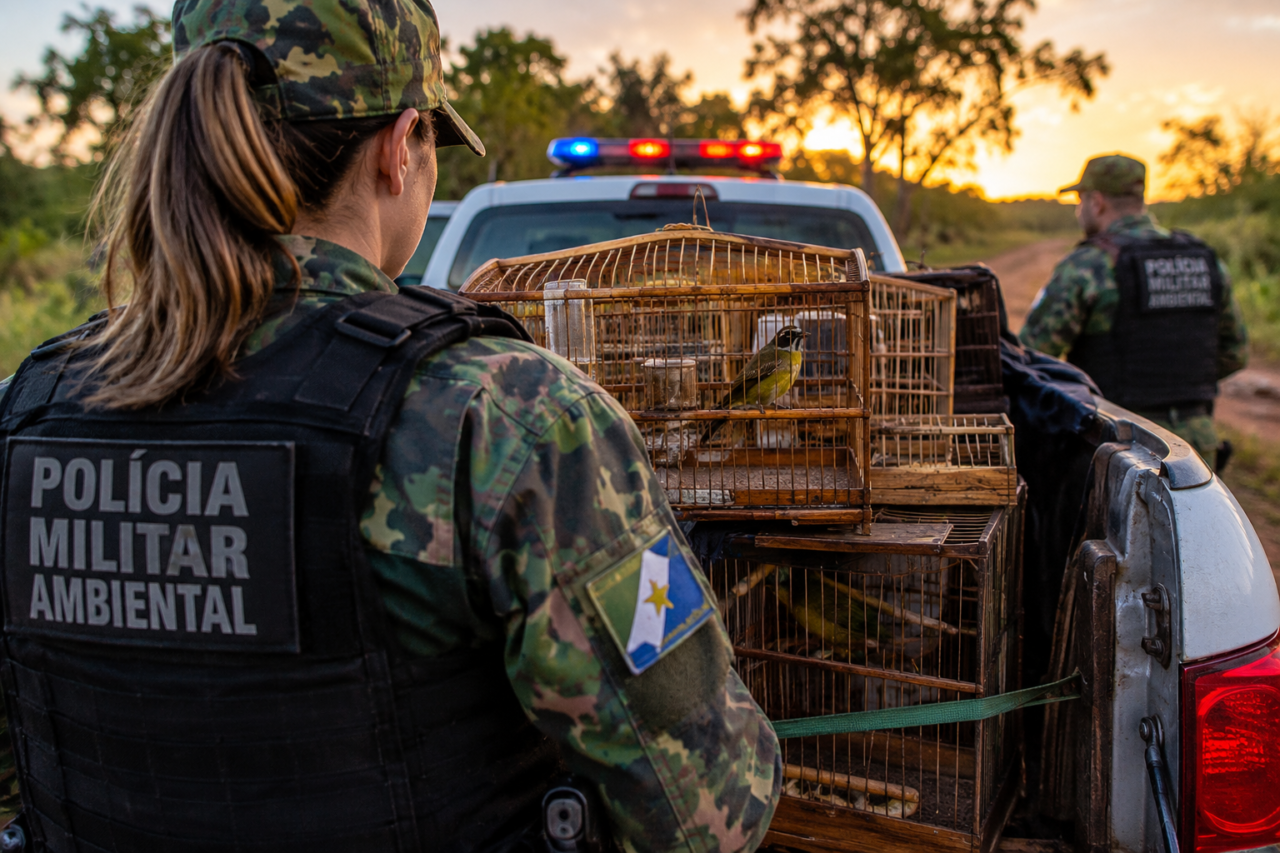 Operação Bocaiúva 2026: fiscalização contra tráfico de aves silvestres começa hoje em 11 municípios de MS