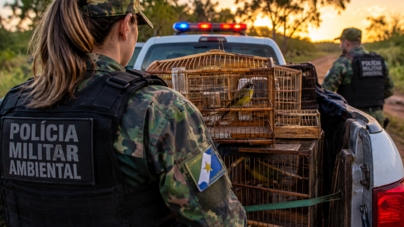 Operação Bocaiúva 2026: fiscalização contra tráfico de aves silvestres começa hoje em 11 municípios de MS