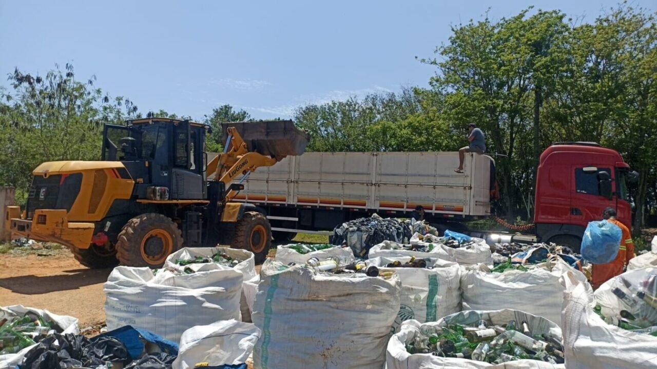 Bonito destina 31 toneladas de vidro à reciclagem pelo Formigão